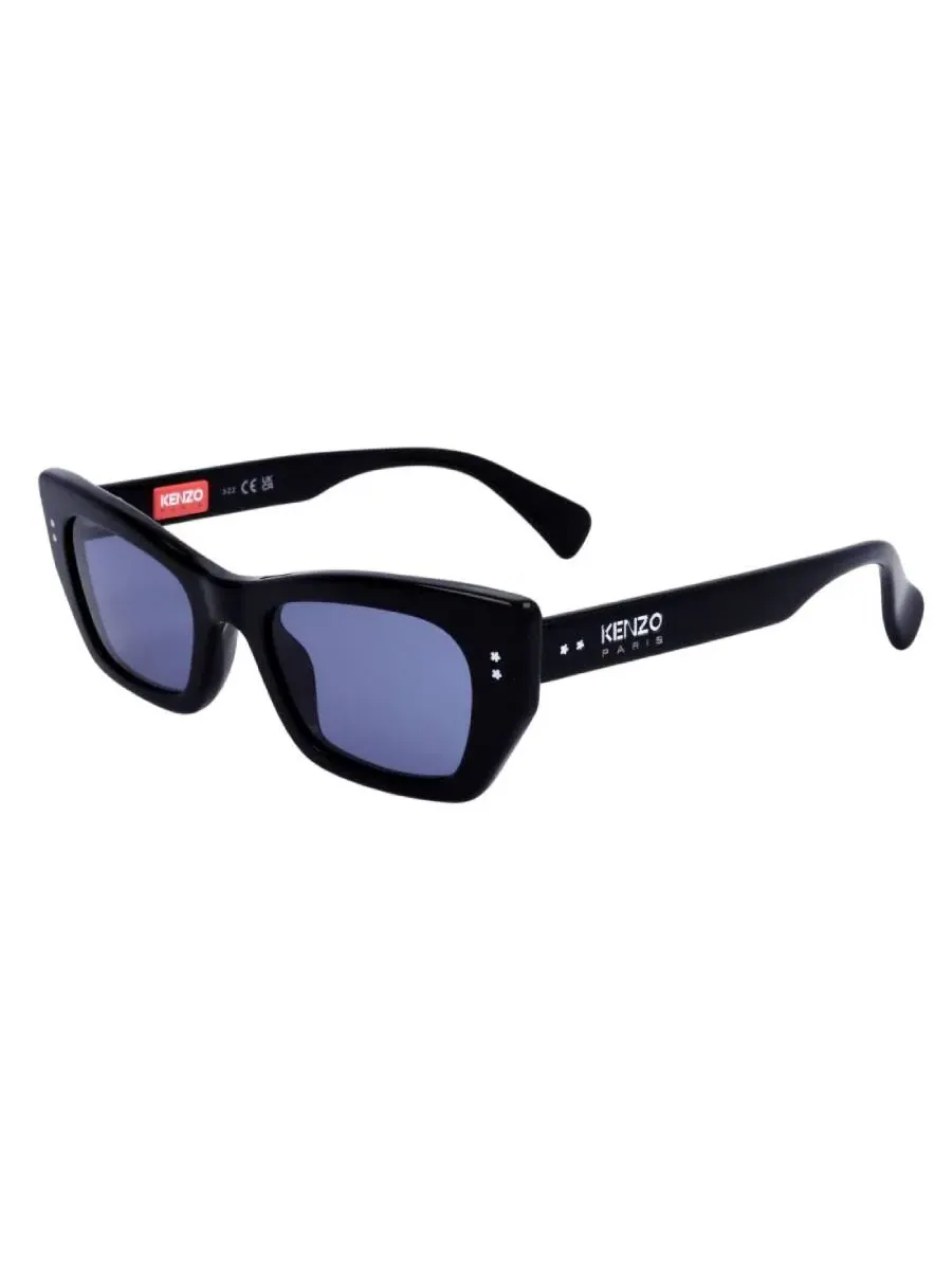 Солнцезащитные очки Kenzo Blue Cat Eye унисекс KZ40162I 01V 51 — изображение 1 из 1, черный