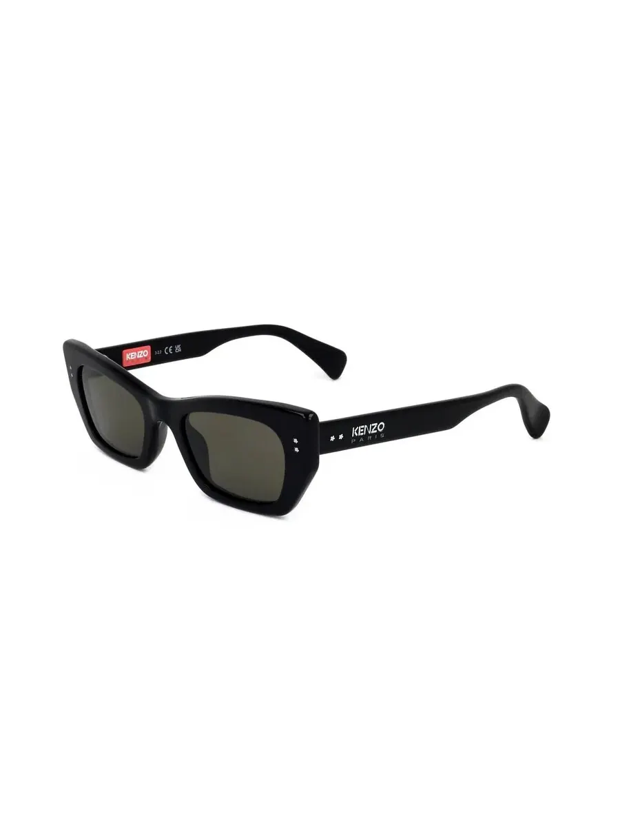 Солнцезащитные очки Kenzo Green Cat Eye унисекс KZ40162I 01N 51 — изображение 1 из 1, черный