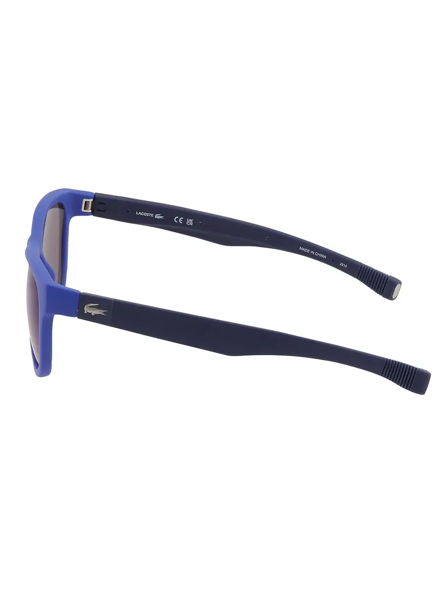 Солнцезащитные очки Lacoste Blue Square унисекс L776S 424 54 — изображение 4 из 4, синий