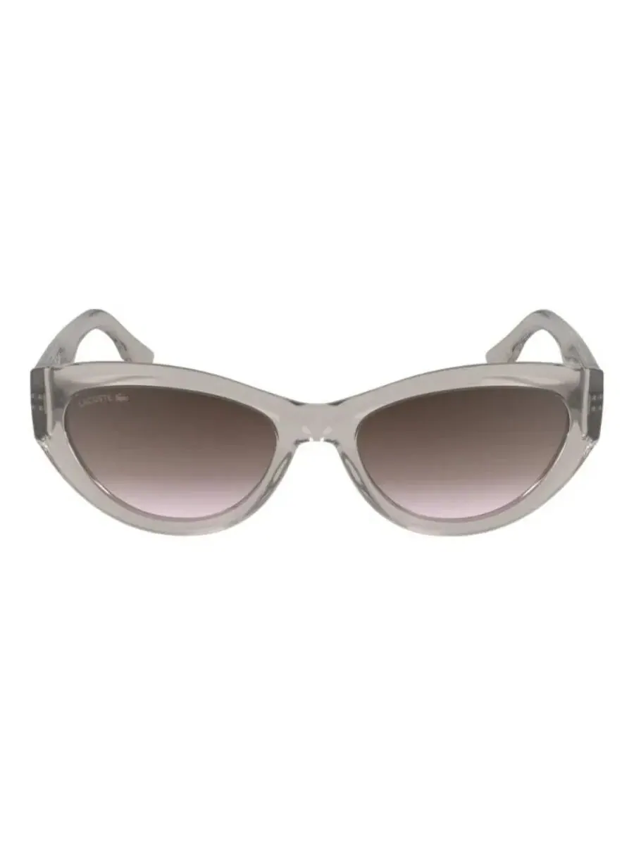 Солнцезащитные очки женские Lacoste Brown Rose Gradient Cat Eye L6013S 272 54 — изображение 1 из 4, прозрачный