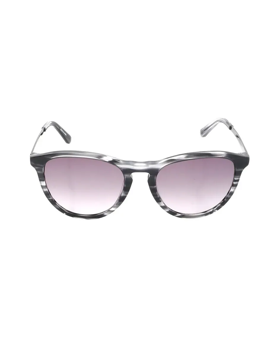 Серые круглые унисекс солнцезащитные очки Lacoste L708S 035 50 — изображение 1 из 3, серый