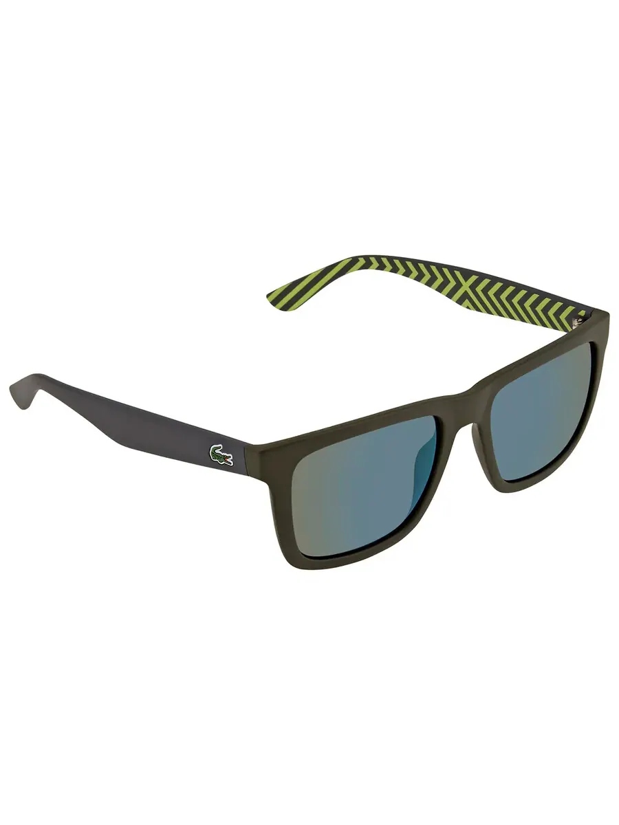 Мужские солнцезащитные очки Lacoste Grey Square L750S 318 54 — изображение 2 из 3, зеленый