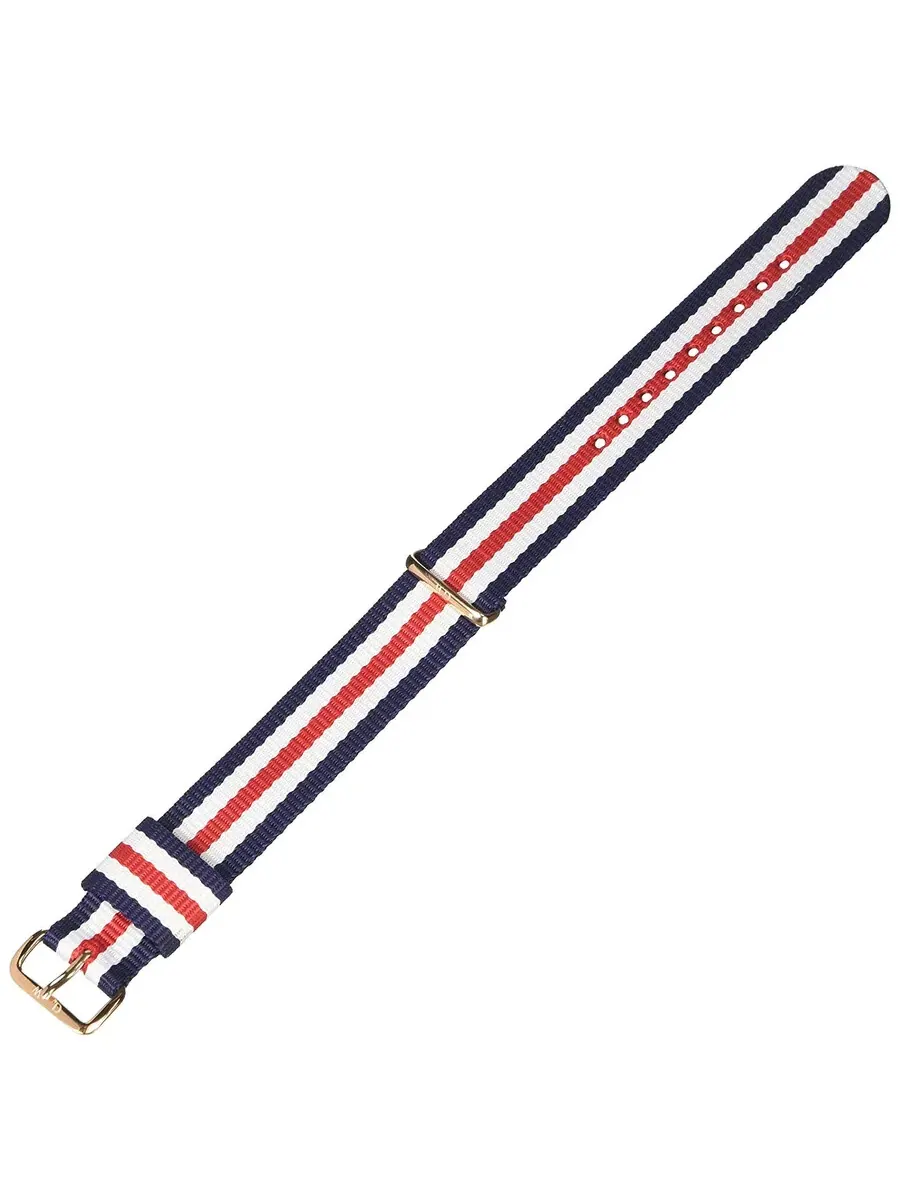 Ремешок для часов Daniel Wellington Classic Canterbury 18 мм NATO из нейлона DW00200030 — белый