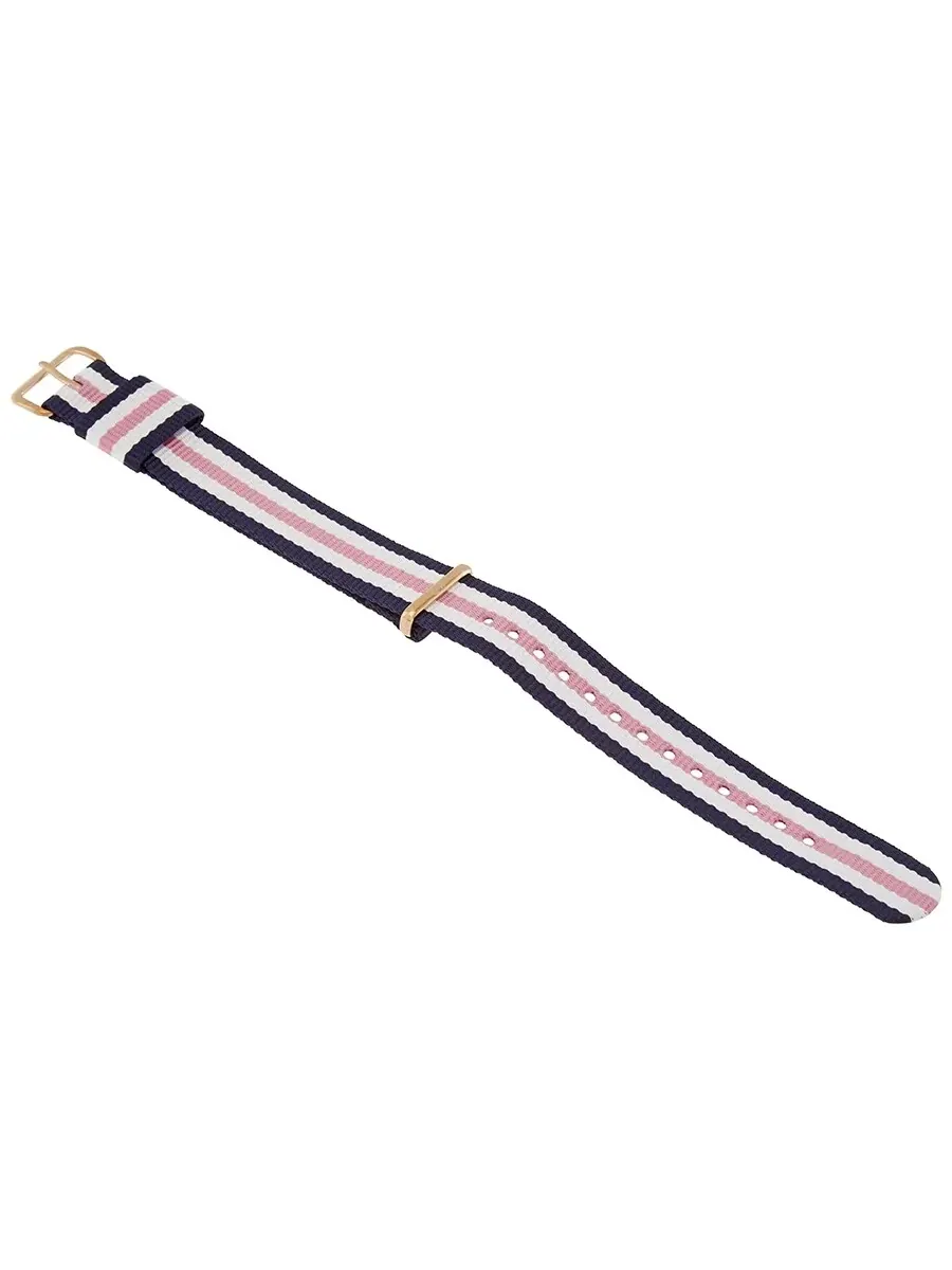 Ремешок для часов Daniel Wellington Classic Southampton 18 мм NATO из ткани (полиэстер) DW00200034 — белый