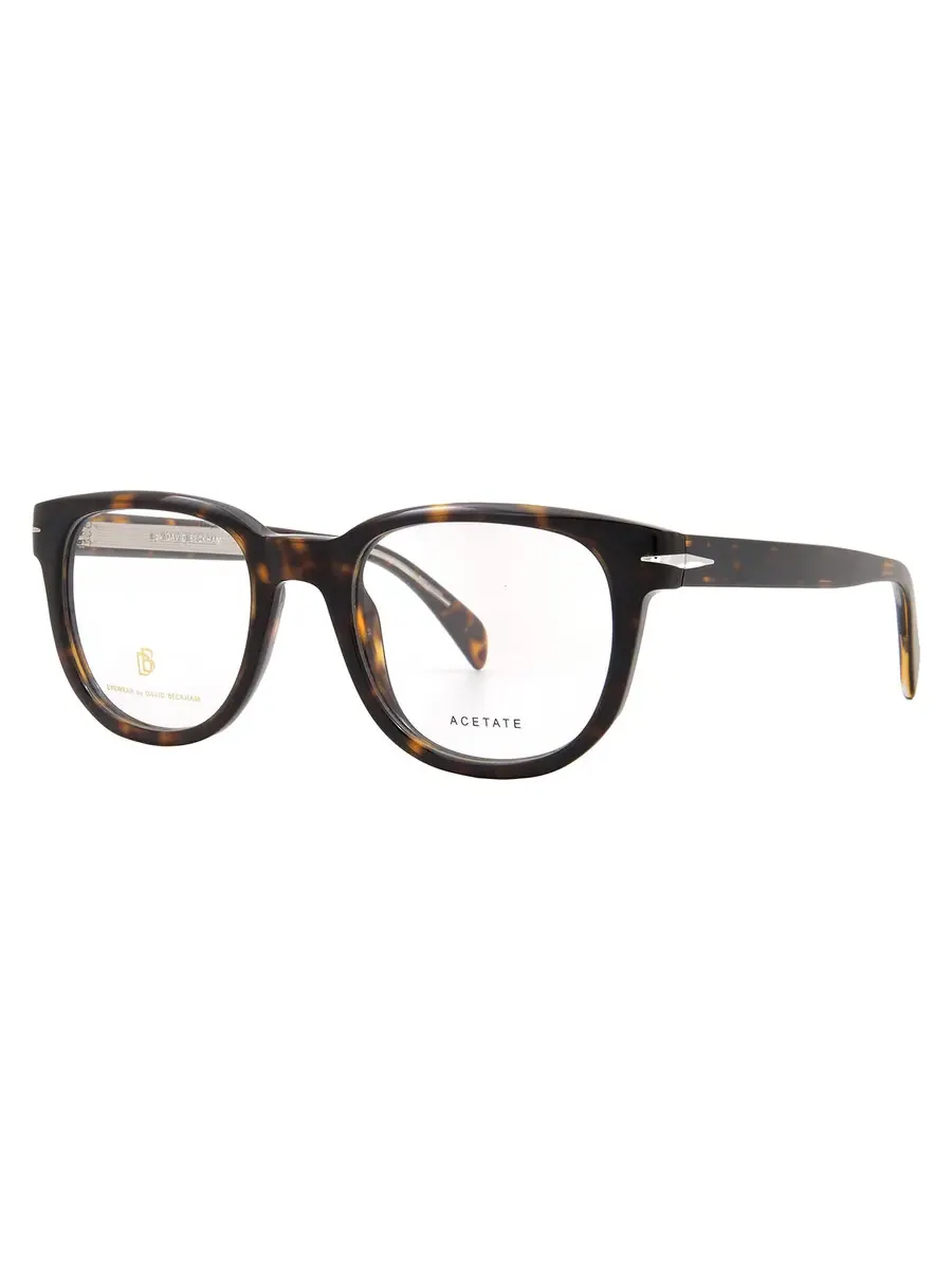 Мужские очки David Beckham Demo Square DB 7097 0086 50 — изображение 2 из 4, коричневый