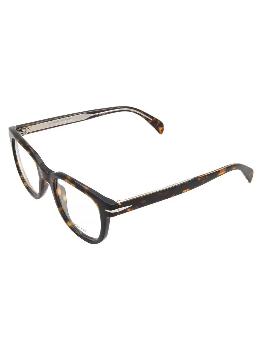 Мужские очки David Beckham Demo Square DB 7097 0086 50 — изображение 4 из 4, коричневый