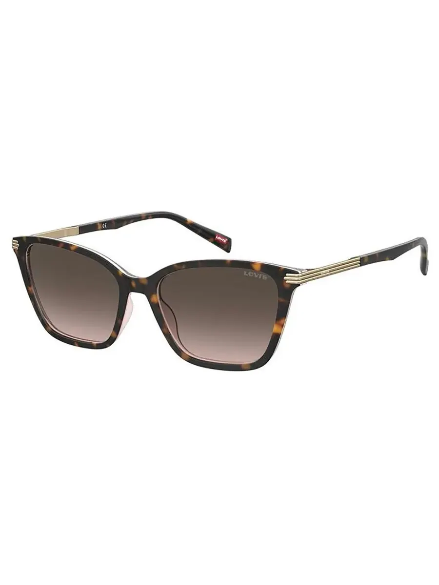 Солнцезащитные очки для женщин Levi's Brown Shaded Cat Eye LV 5017/S 00T4/HA 55