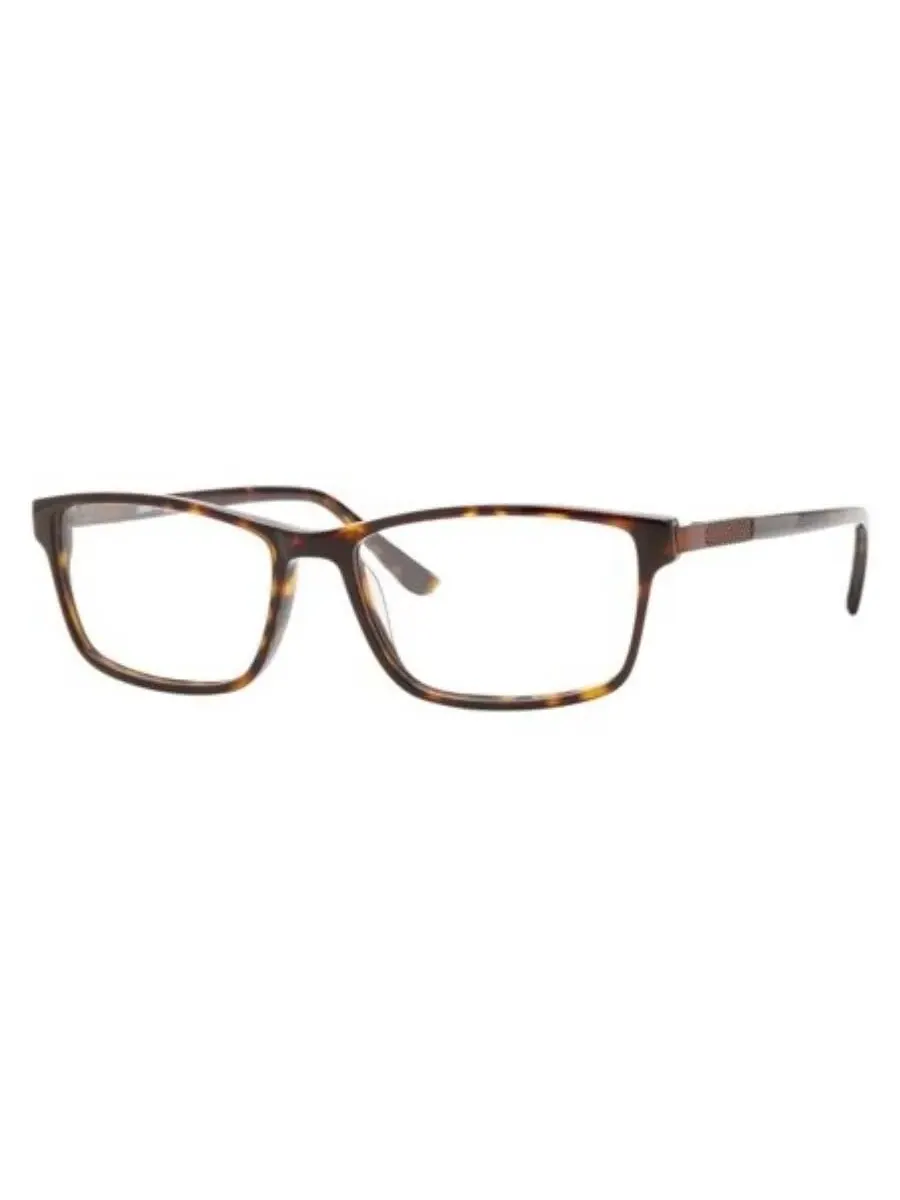 Мужские очки Liz Claiborne Demo Rectangular CB319 0086 56 — коричневый
