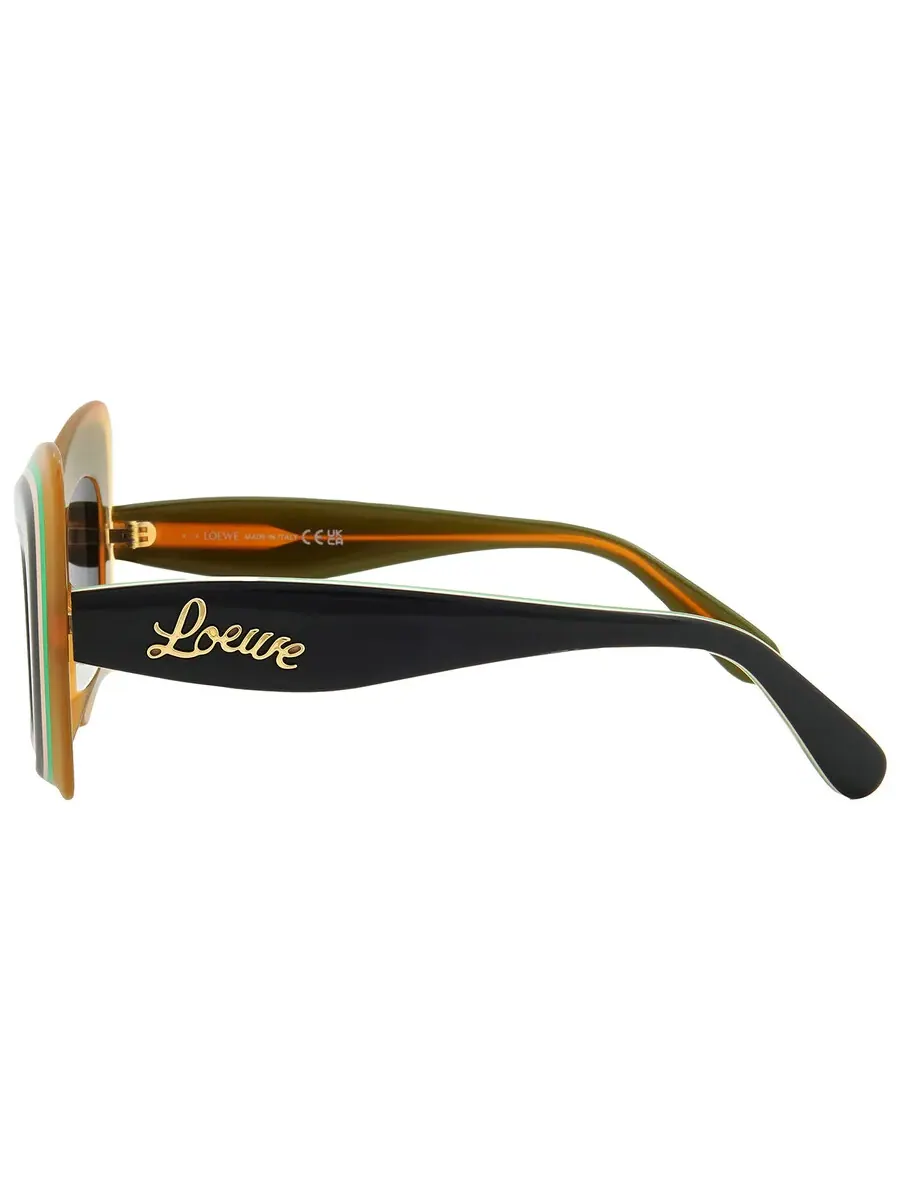 Женские солнцезащитные очки Loewe Smoke Butterfly LW40140U 20A 50 — изображение 4 из 5, серый