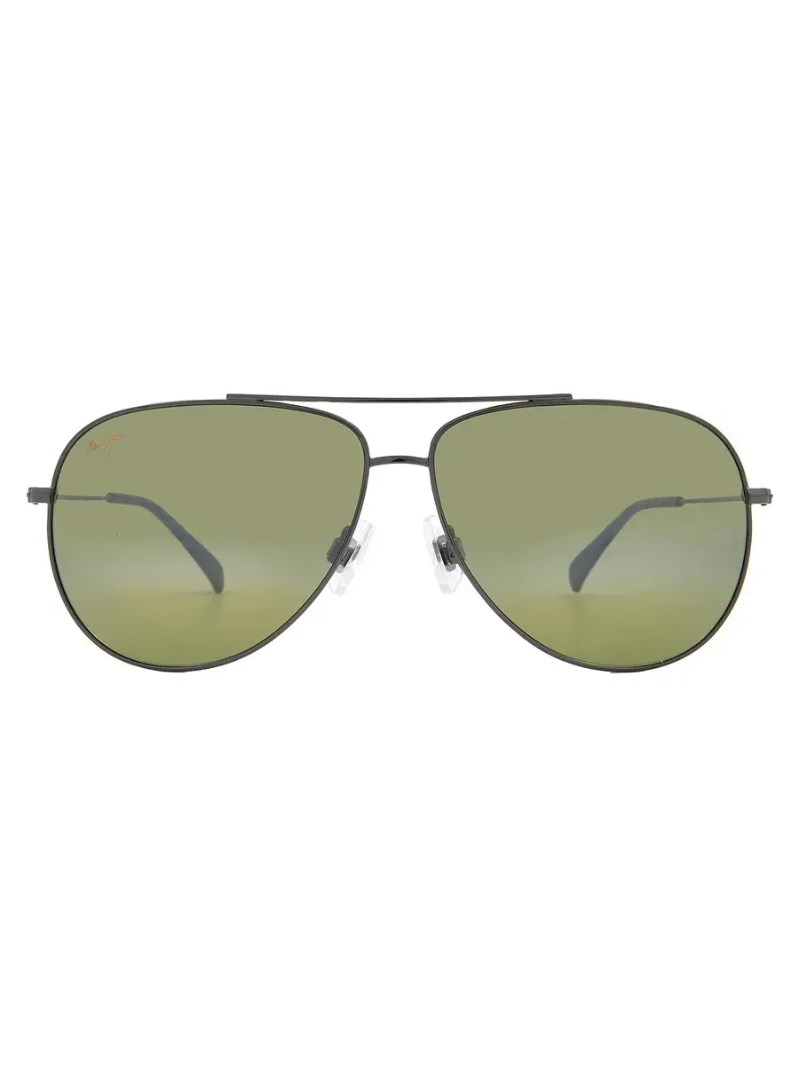 Солнцезащитные очки Maui Jim Hau'oli XL Maui HT Pilot для мужчин HT674-17A 62