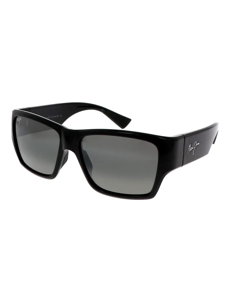 Очки-солнцезащитные Maui Jim Ka'olu Neutral Grey Wrap 614-02 57 — изображение 2 из 3, черный
