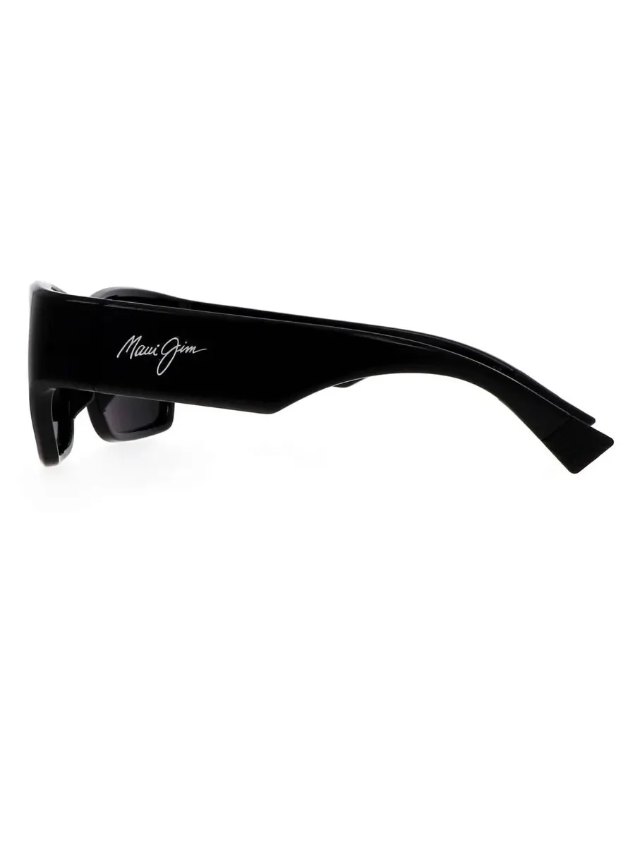 Очки-солнцезащитные Maui Jim Ka'olu Neutral Grey Wrap 614-02 57 — изображение 3 из 3, черный