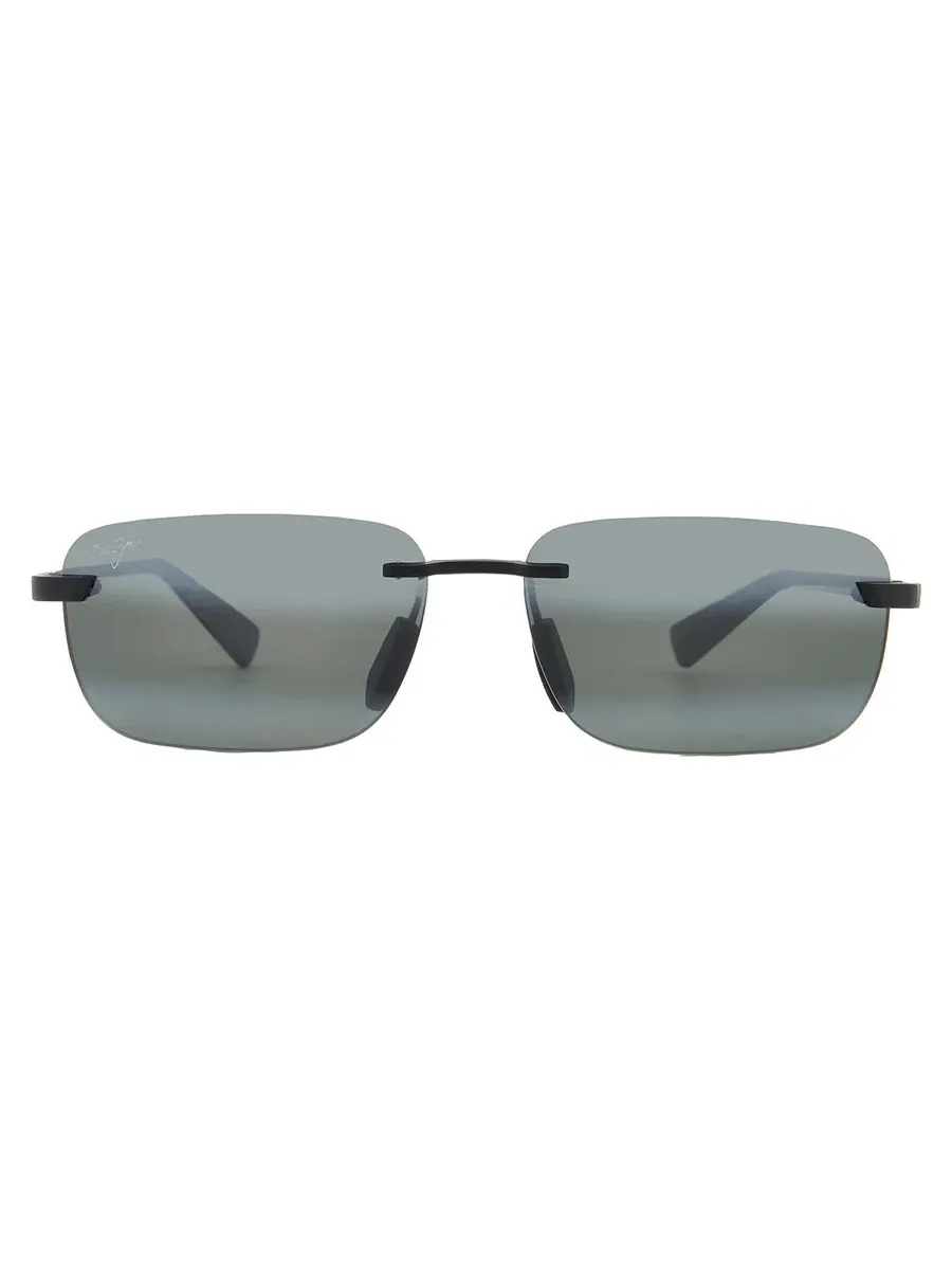 Солнцезащитные очки Maui Jim Lanakila Neutral Grey прямоугольные унисекс 624-02 59 — изображение 1 из 4, черный серый