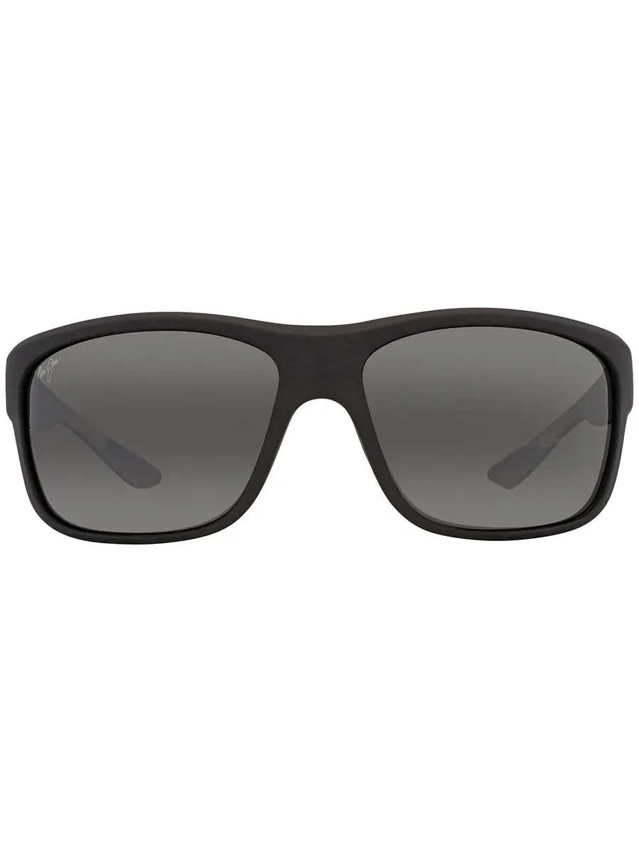 Солнцезащитные очки Maui Jim Southern Cross Neutral Grey Wrap Unisex 815-53B 63 — изображение 1 из 5, черный синий серый