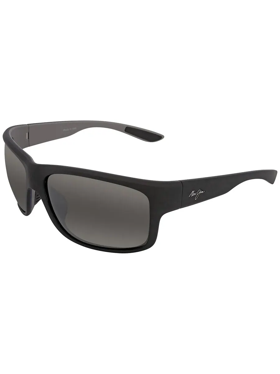 Солнцезащитные очки Maui Jim Southern Cross Neutral Grey Wrap Unisex 815-53B 63 — изображение 3 из 5, черный синий серый