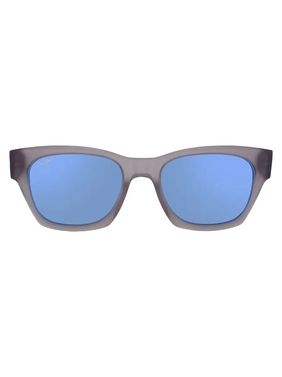 Солнцезащитные очки Maui Jim Valley Isle Blue Hawaii Square унисекс B780-14 54