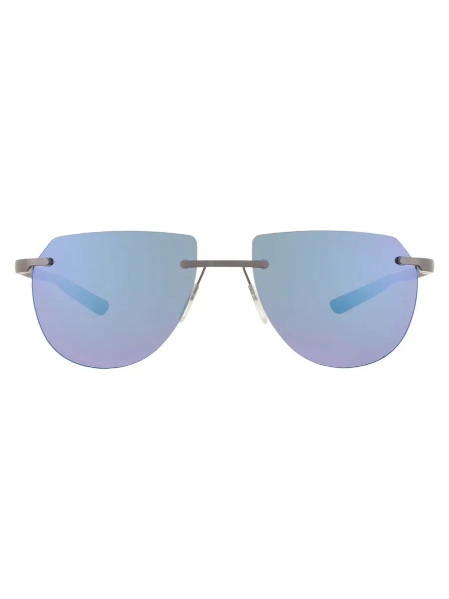 Солнцезащитные очки унисекс McLaren Blue Mirror Irregular MLMS-85S01 C04 57 — синий