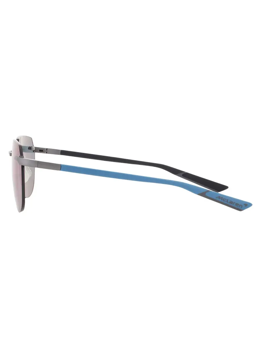 Солнцезащитные очки унисекс McLaren Blue Mirror Irregular MLMS-85S01 C04 57 — изображение 4 из 4, синий