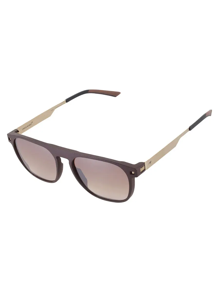 Мужские солнцезащитные очки McLaren Brown Gradient Square MLOP-98S03 C02 — изображение 3 из 4, коричневый