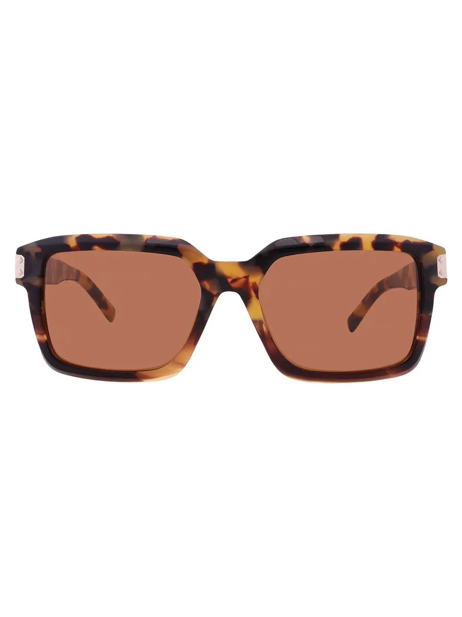Солнцезащитные очки MCM Roviex Square унисекс MW0020 56J 54 — коричневый