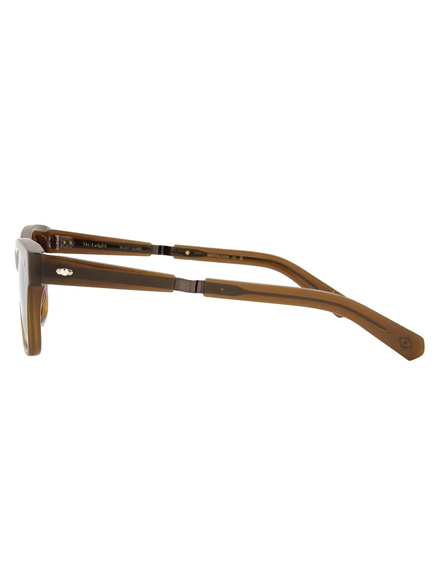 Очки солнцезащитные унисекс Mr. Leight DAMONE S Tahitian Rose Premium Glass Sport — изображение 3 из 4, белый золотистый