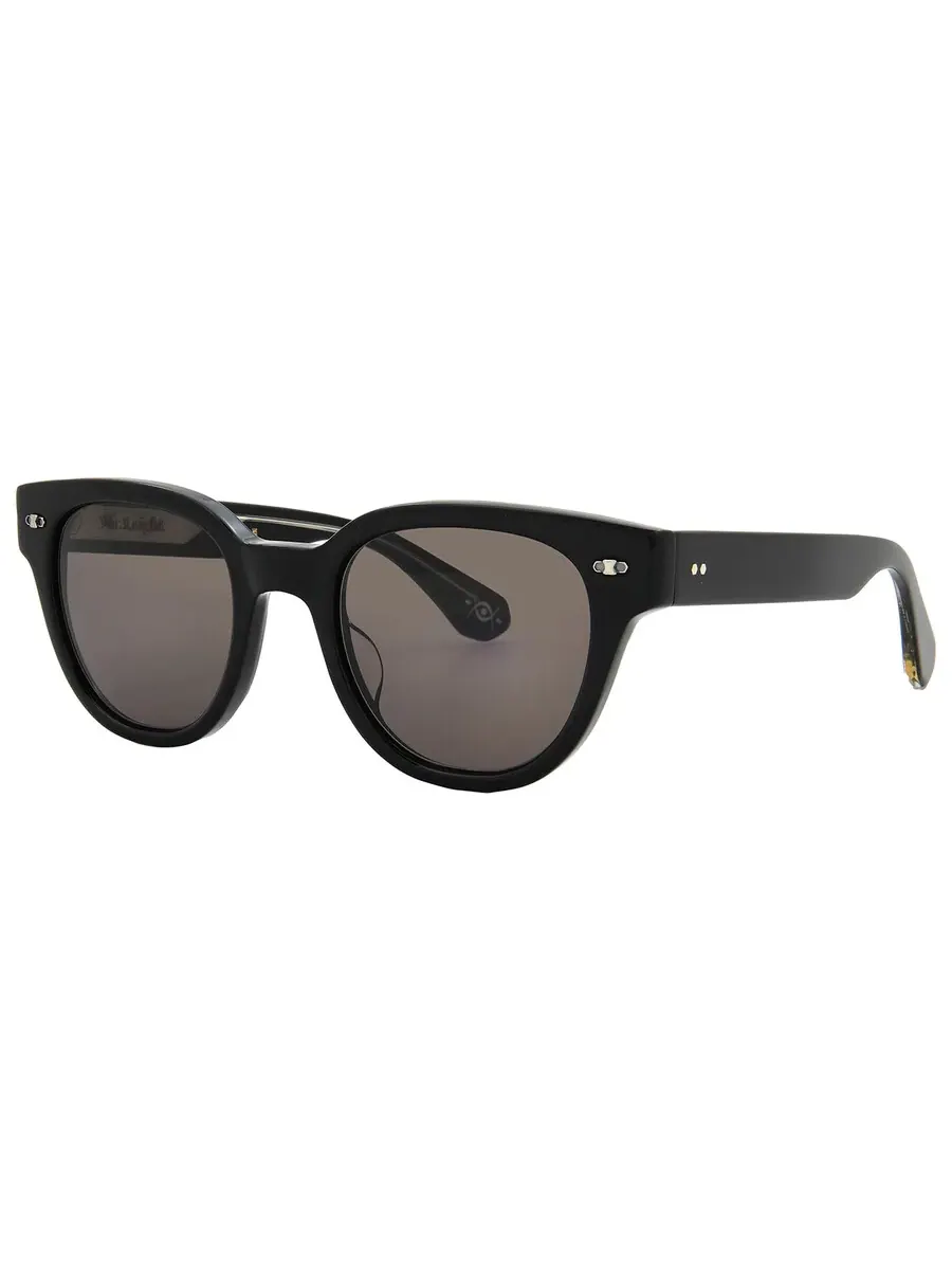 Mr. Leight JANE S Солнцезащитные очки Lava Oval ML2047-48-BK-PW/LAVA — изображение 3 из 5, черный