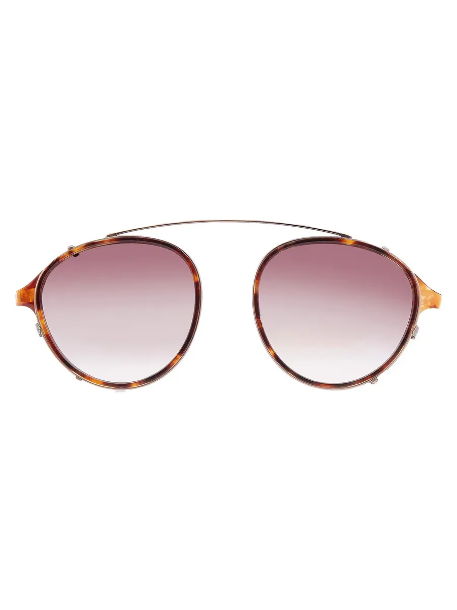 Мистер Лейт МУЛХОЛЛАНД AL Sunset Oval Унисекс Солнцезащитные Очки-Клип ML5001 MPL-ATG/SU 45 Mr