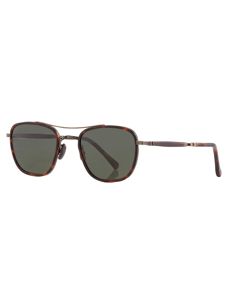 Солнцезащитные очки Mr. Leight PRICE S Pure G15 Pilot Titanium ML4026 HONT-ATG/PG15 49 — изображение 3 из 5, золотистый