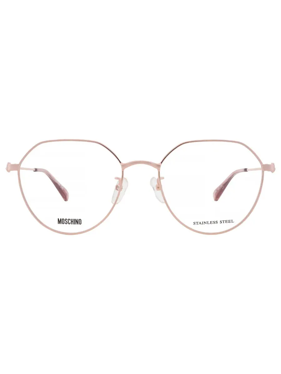 Женские очки Moschino Demo Geometric MOS564/F 0DDB 53 — изображение 1 из 5, золотистый