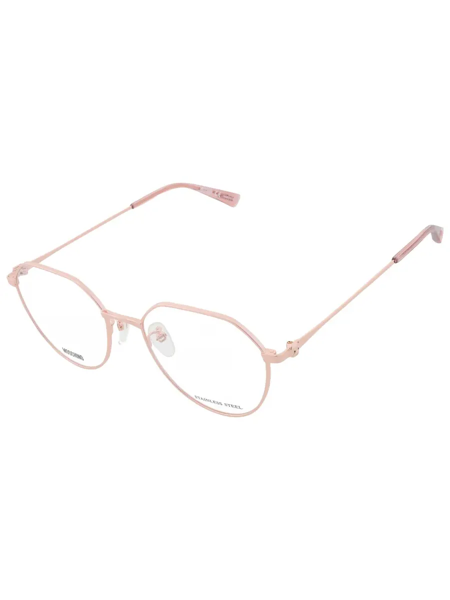 Женские очки Moschino Demo Geometric MOS564/F 0DDB 53 — изображение 3 из 5, золотистый