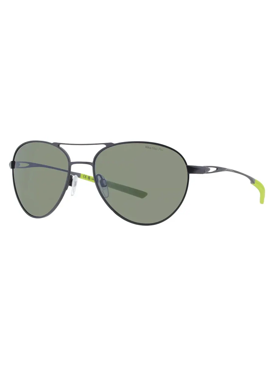 Мужские солнцезащитные очки Nike Green Pilot NIKE ACE DRIVER I EV24041 907 59 — изображение 2 из 4, серый