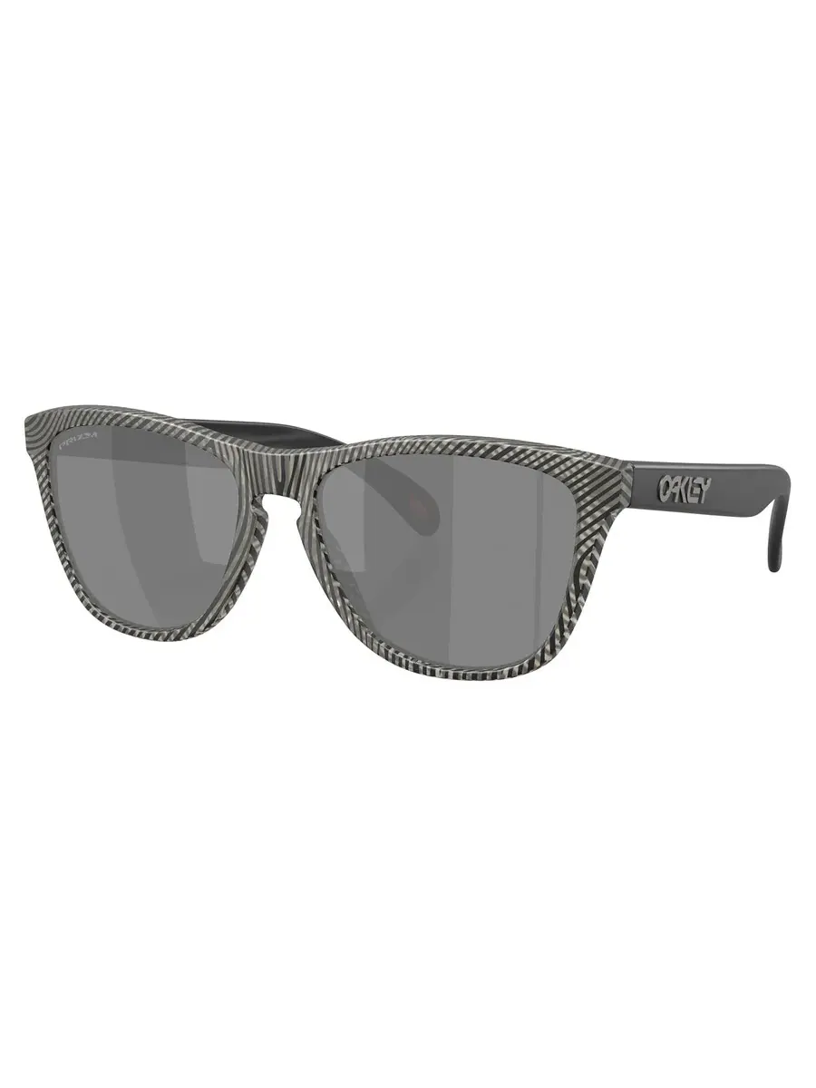 Мужские солнцезащитные очки Oakley Frogskins Prizm Black Square OO9013 9013M0 55 — изображение 1 из 1, серый