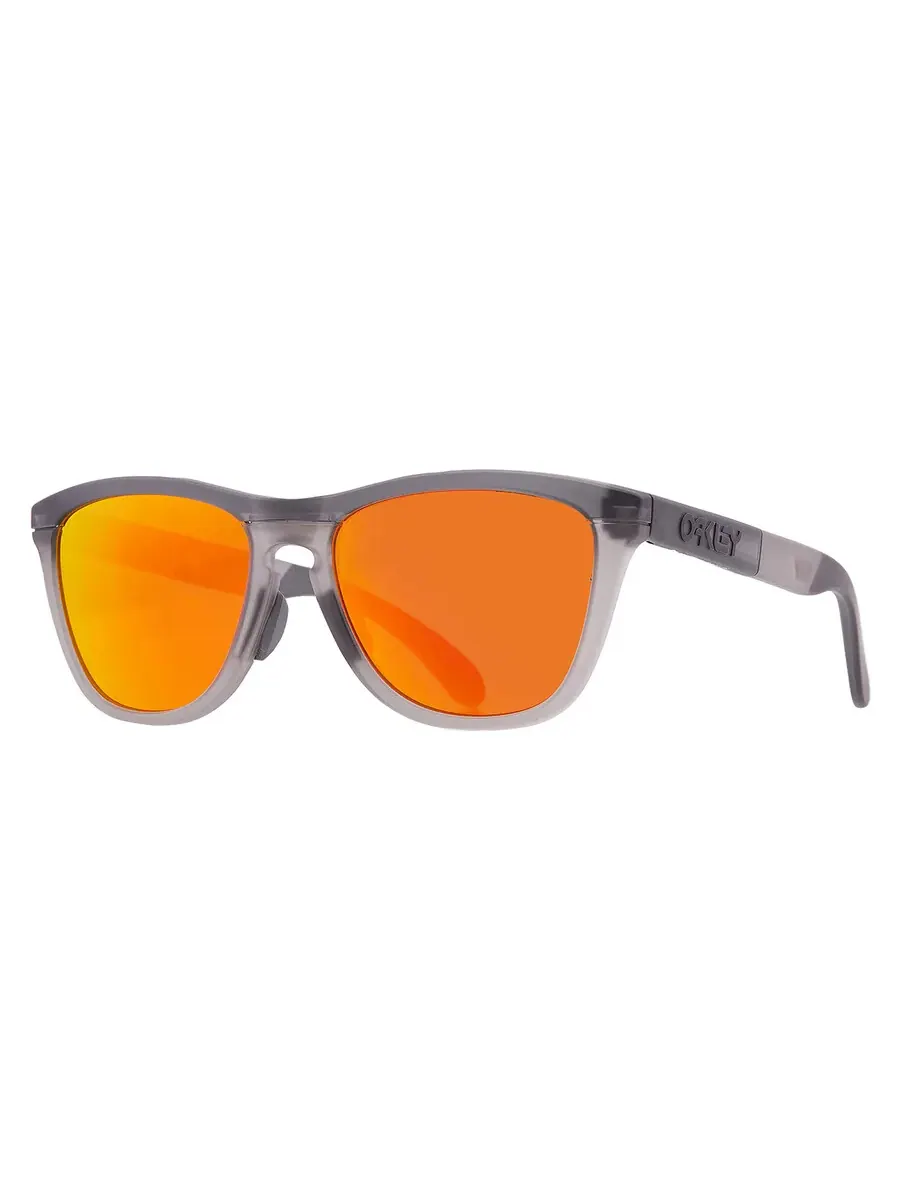 Мужские солнцезащитные очки Oakley Frogskins Prizm Ruby Square OO9284A 928401 55 — изображение 2 из 4, серый/серый
