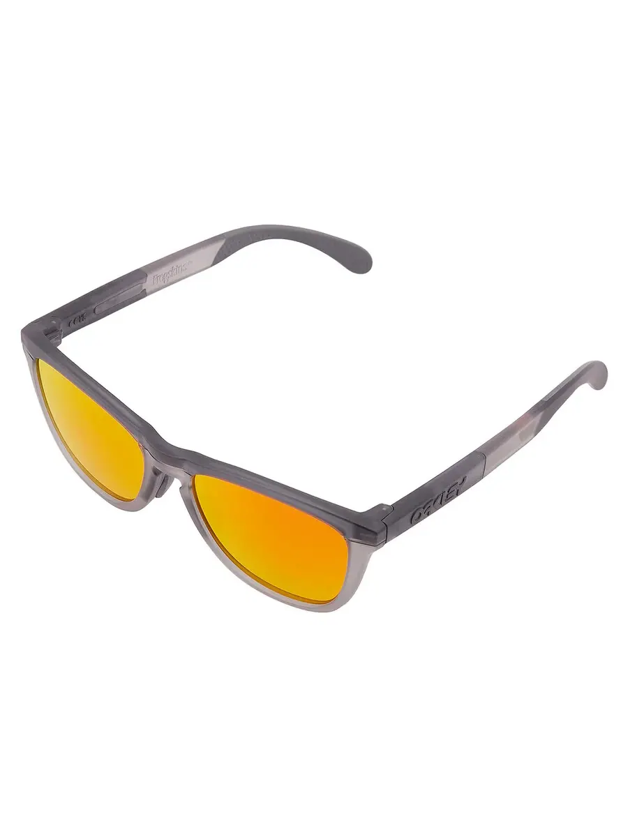 Мужские солнцезащитные очки Oakley Frogskins Prizm Ruby Square OO9284A 928401 55 — изображение 3 из 4, серый/серый