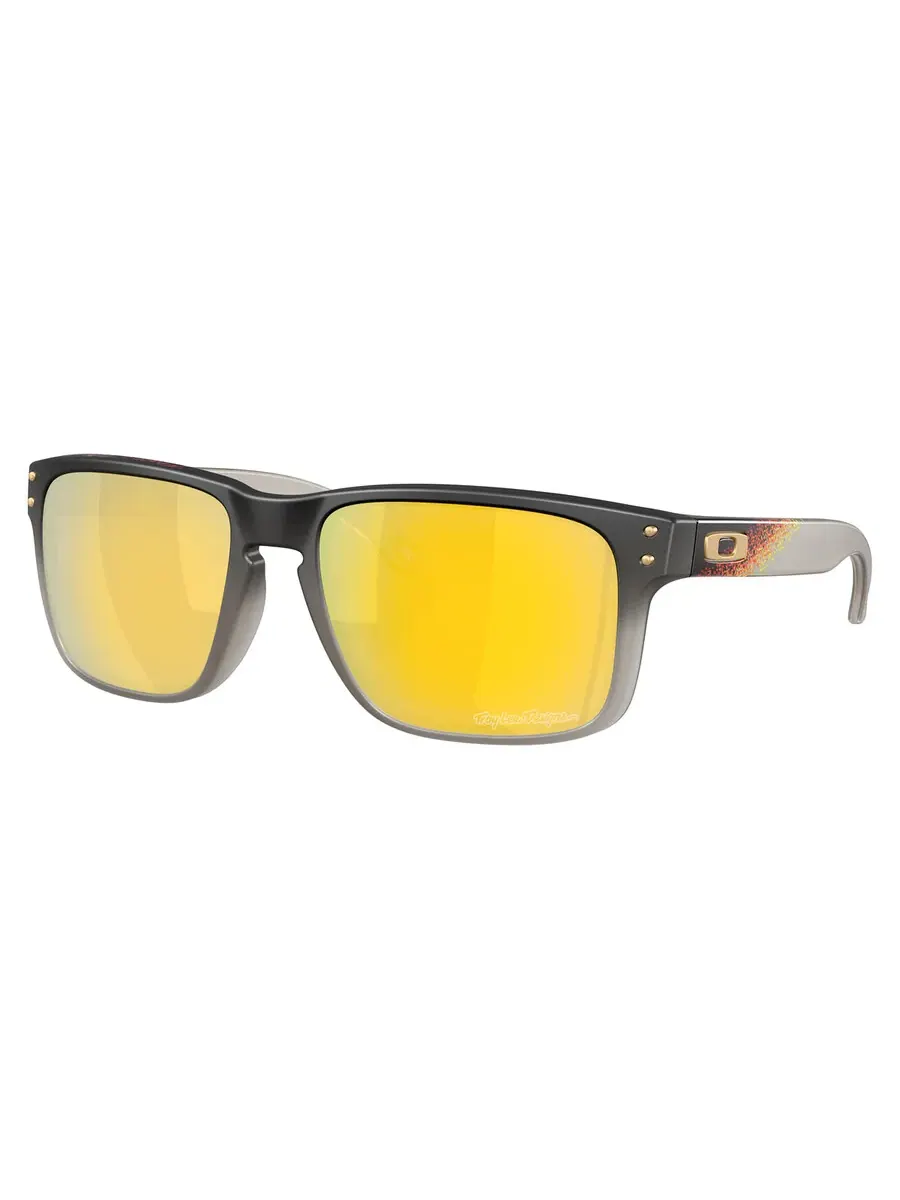 Солнечные очки мужские Oakley Holbrook Prizm 24K Polarized Mirror Square OO9102 9102AH 55 — изображение 1 из 1, черный