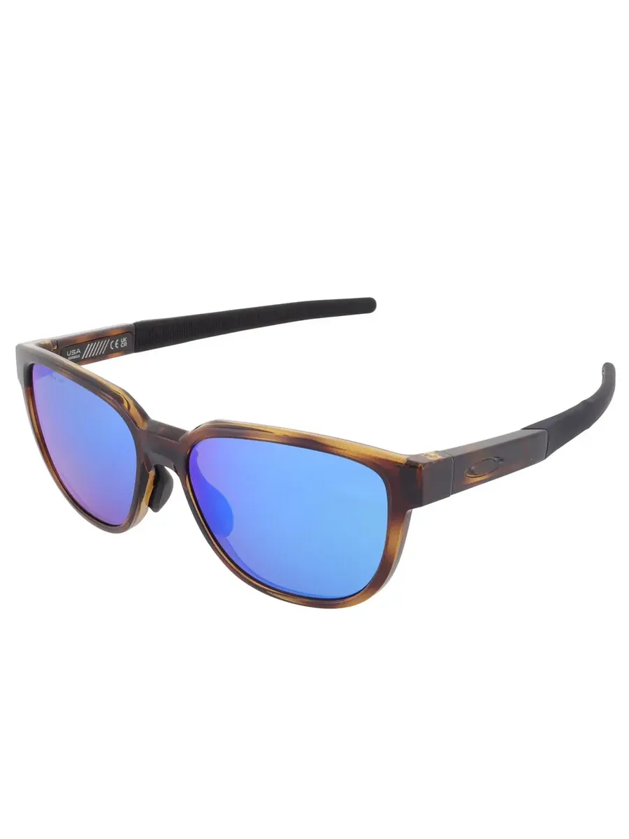 Мужские солнцезащитные очки Oakley Prizm Sapphire Polarized Mirror Square OO9250A 925004 57 — изображение 3 из 4, коричневый
