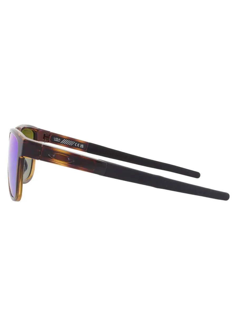 Мужские солнцезащитные очки Oakley Prizm Sapphire Polarized Mirror Square OO9250A 925004 57 — изображение 4 из 4, коричневый