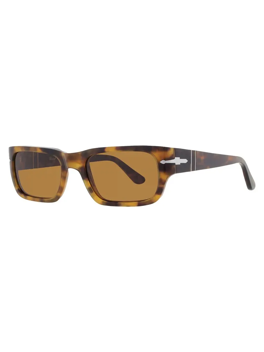 Солнцезащитные очки Persol Adrien Brown прямоугольные унисекс PO3347S 121033 55 — изображение 2 из 5, коричневый
