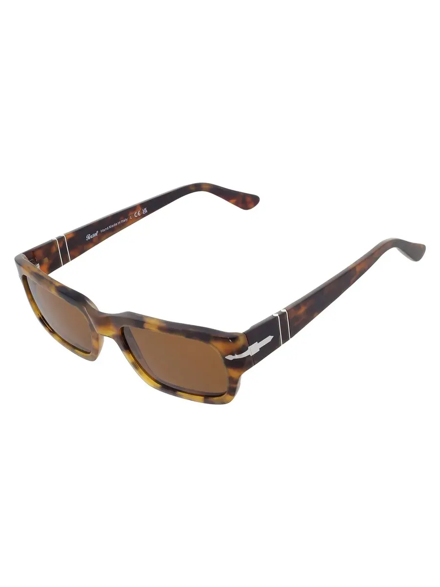 Солнцезащитные очки Persol Adrien Brown прямоугольные унисекс PO3347S 121033 55 — изображение 3 из 5, коричневый