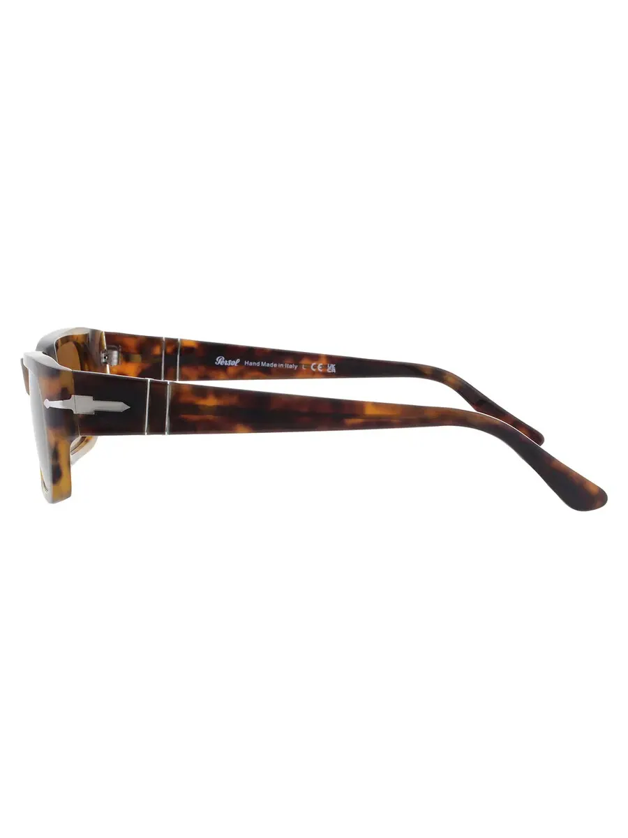 Солнцезащитные очки Persol Adrien Brown прямоугольные унисекс PO3347S 121033 55 — изображение 4 из 5, коричневый
