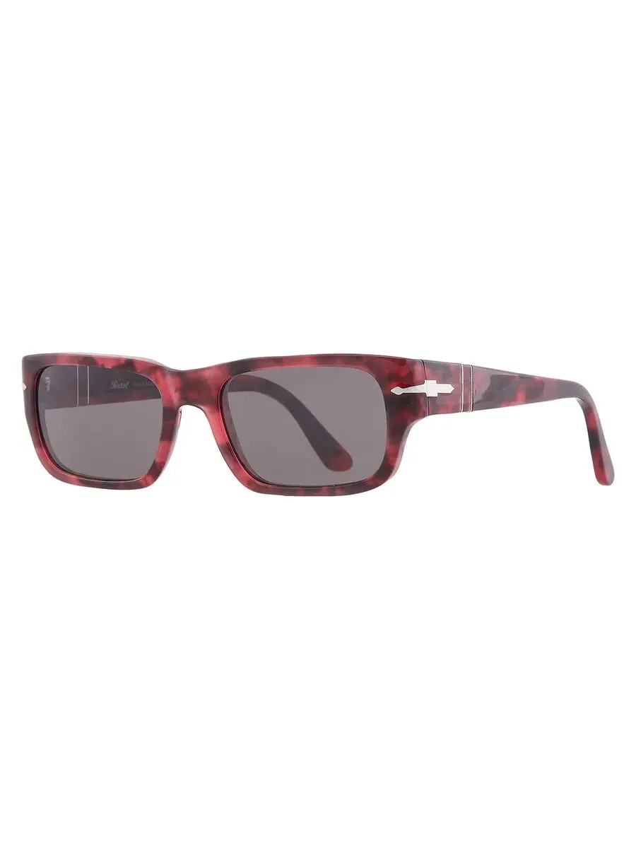 Солнцезащитные очки Persol Adrien Grey Pilot унисекс PO3347S 1212B1 58 — изображение 2 из 5, красный