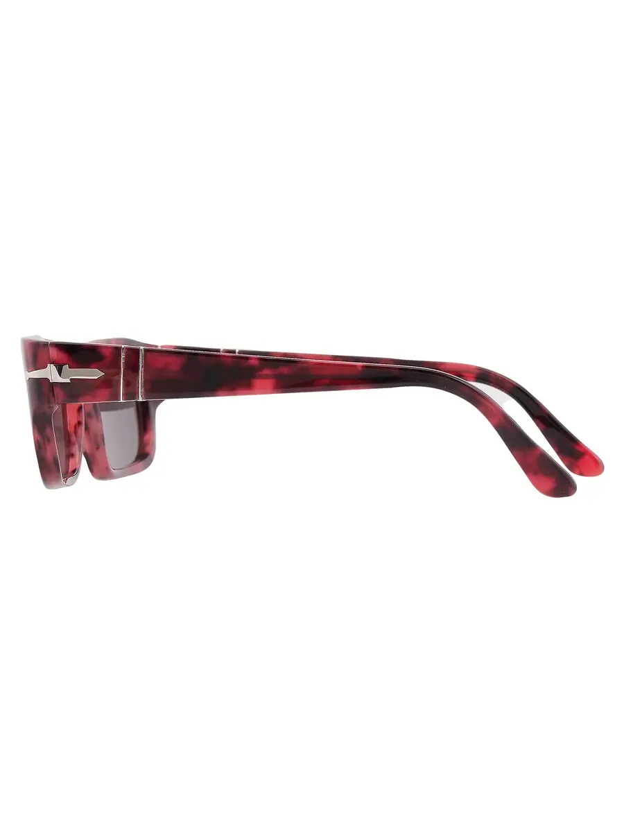 Солнцезащитные очки Persol Adrien Grey Pilot унисекс PO3347S 1212B1 58 — изображение 4 из 5, красный