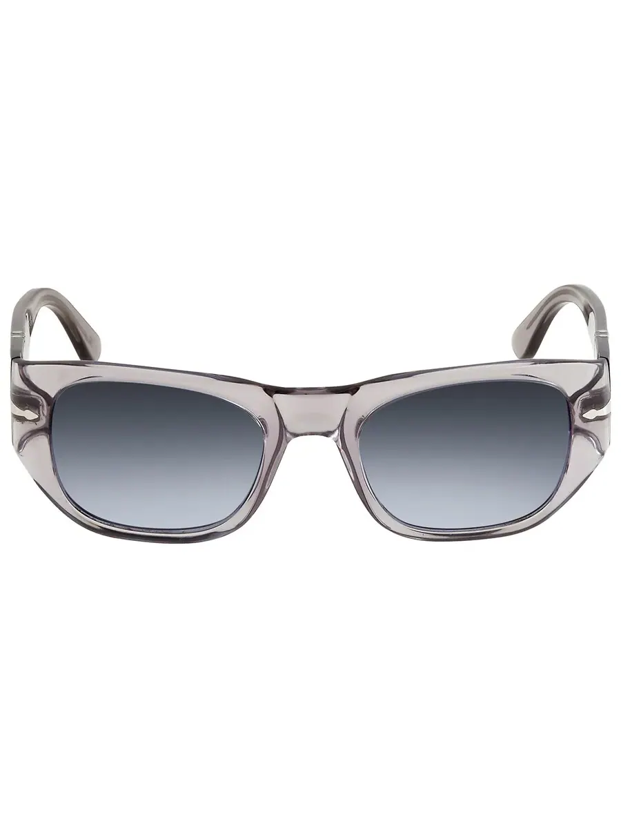 Солнцезащитные очки Persol Azure Gradient Blue Square унисекс PO3308S 309/Q8 51 — изображение 1 из 4, прозрачный серый