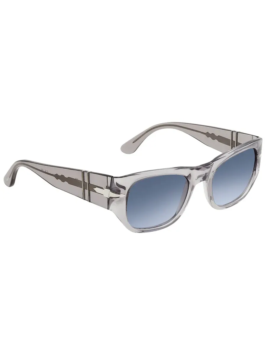 Солнцезащитные очки Persol Azure Gradient Blue Square унисекс PO3308S 309/Q8 51 — изображение 2 из 4, прозрачный серый