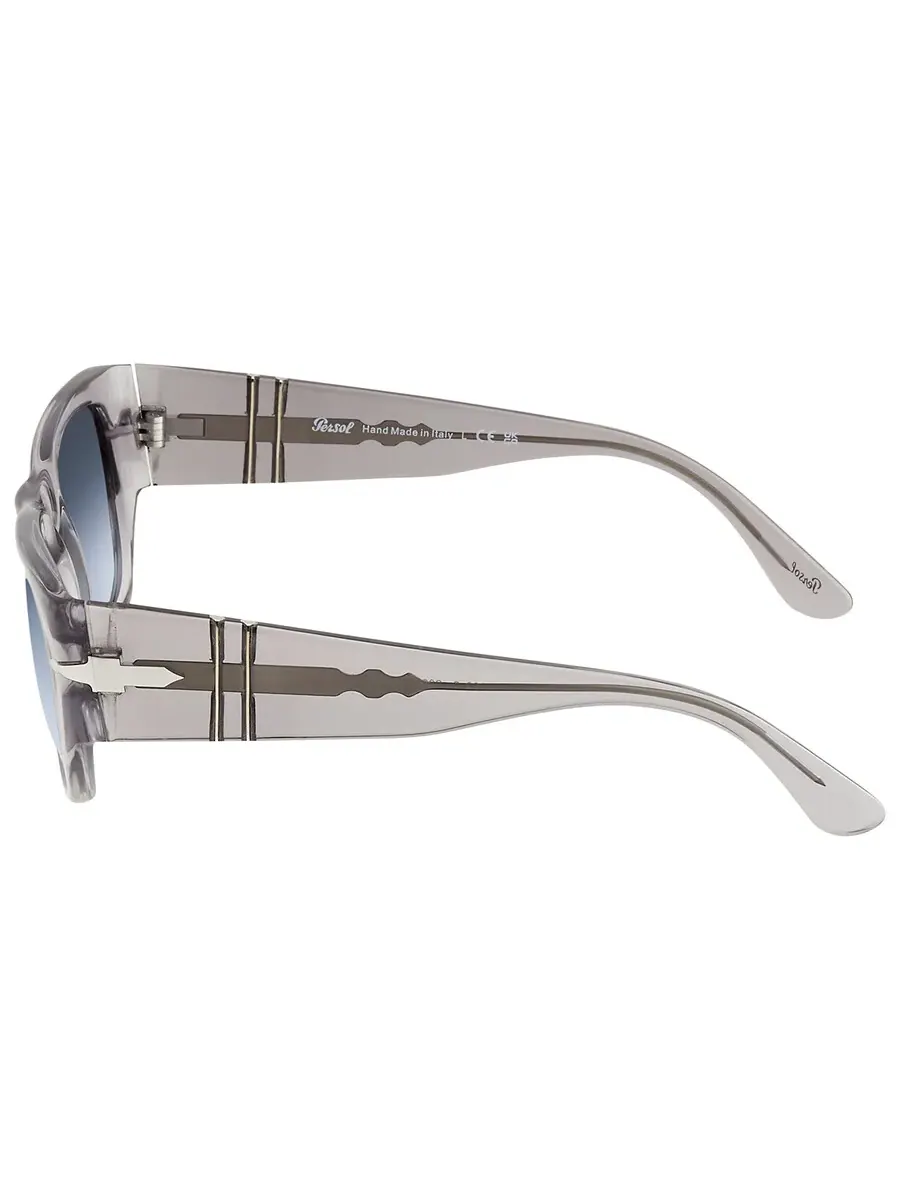 Солнцезащитные очки Persol Azure Gradient Blue Square унисекс PO3308S 309/Q8 51 — изображение 3 из 4, прозрачный серый
