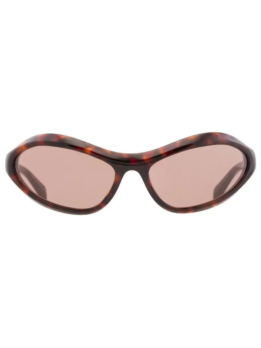 Солнцезащитные очки женские Prada Brown Irregular PR A20S 17N10D 61 — изображение 1 из 5, коричневый