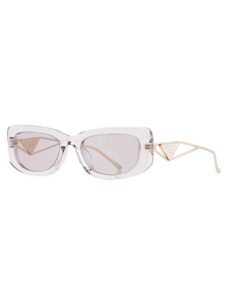 Солнцезащитные очки Prada Light Grey Cat Eye для женщин PR 14YS 12R50K 53 — изображение 2 из 5