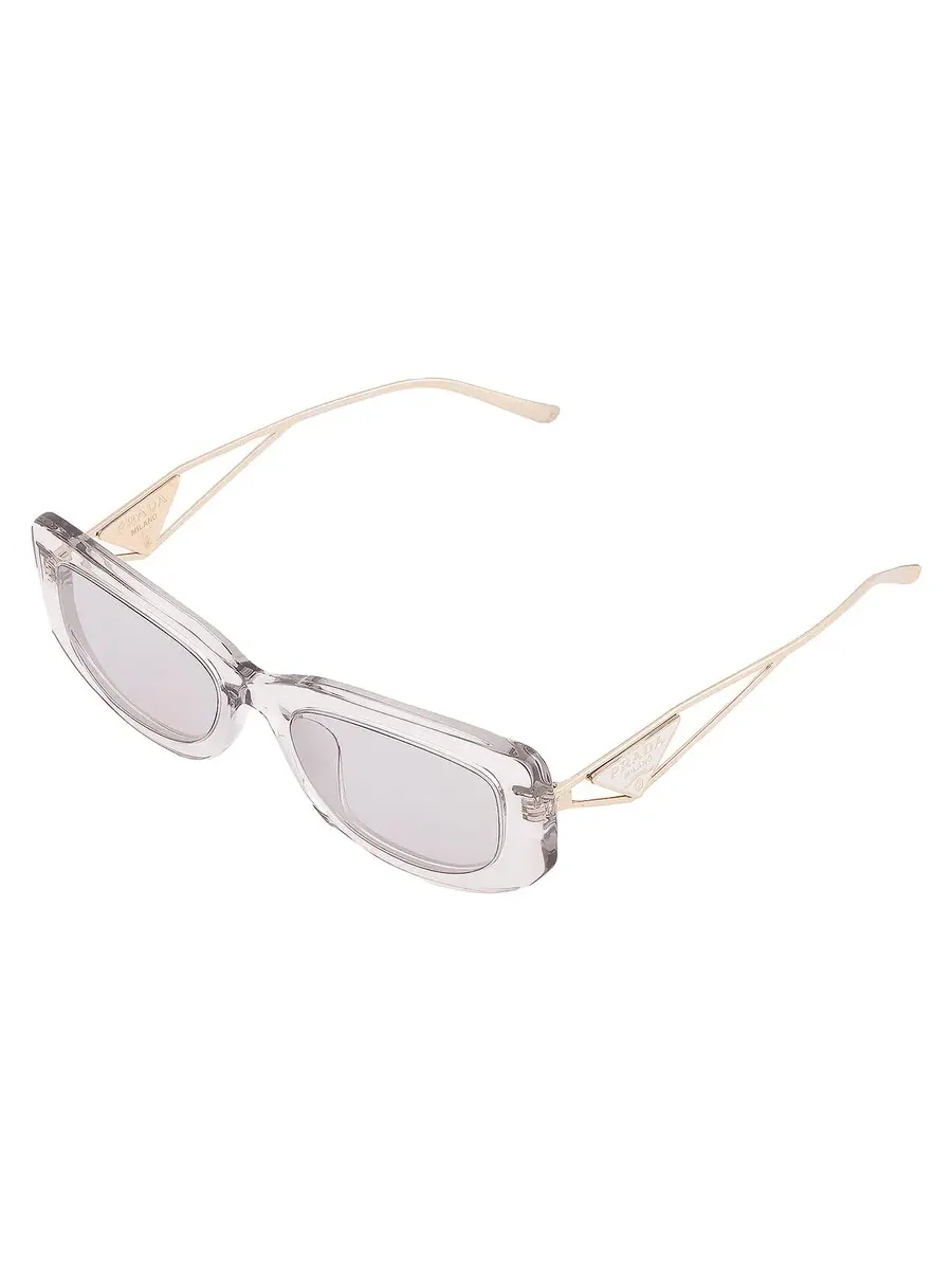 Солнцезащитные очки Prada Light Grey Cat Eye для женщин PR 14YS 12R50K 53 — изображение 3 из 5