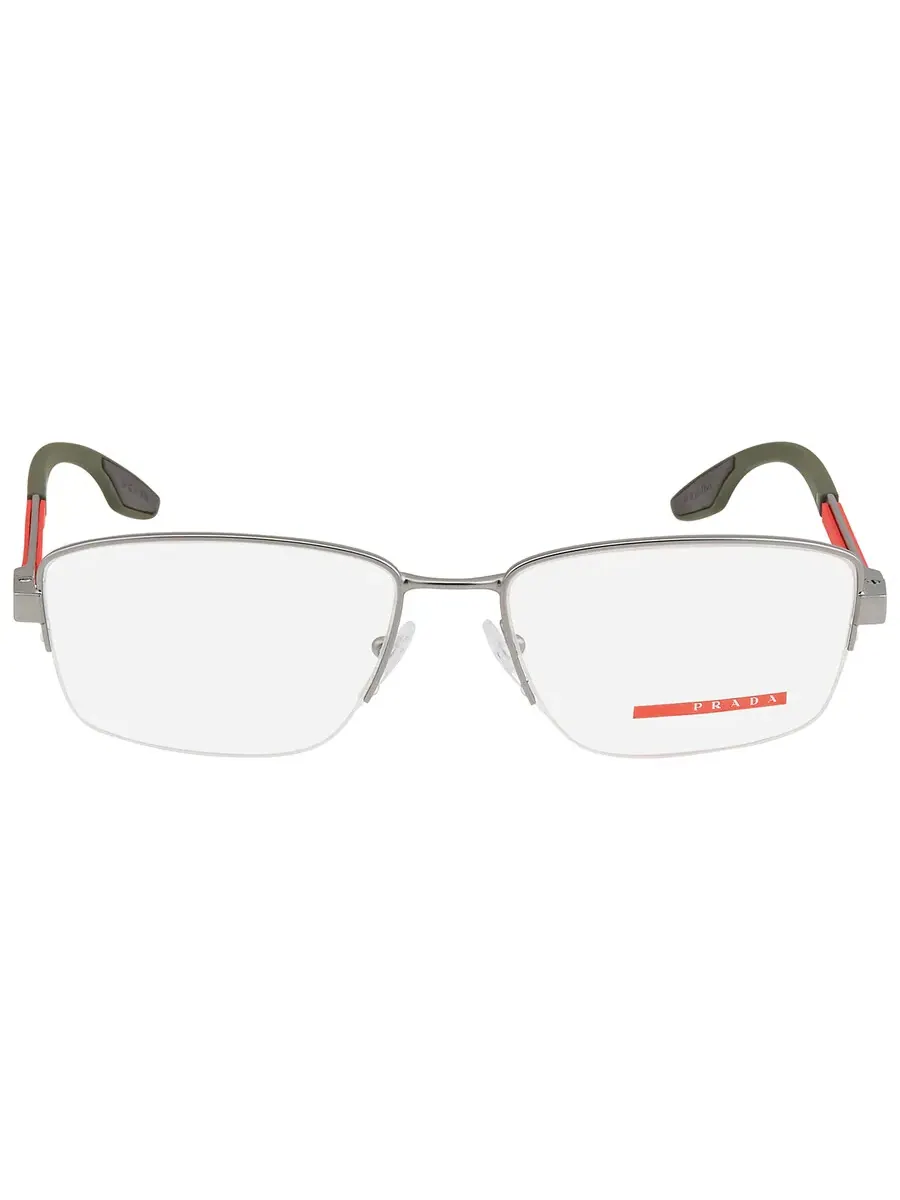 Мужские очки Prada Linea Rossa Demo Square PS 51OV 7CQ1O1 56 — изображение 1 из 3, серый