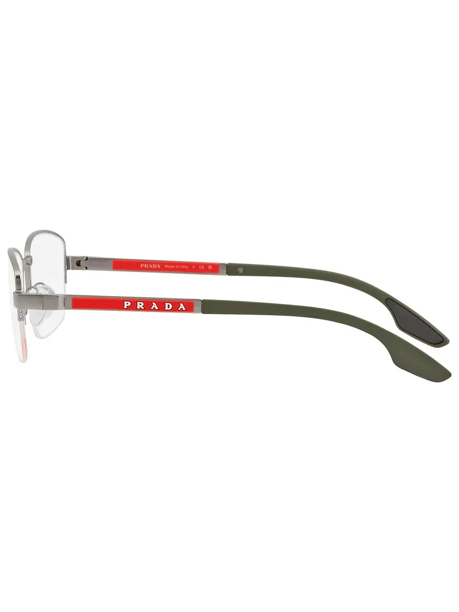 Мужские очки Prada Linea Rossa Demo Square PS 51OV 7CQ1O1 56 — изображение 3 из 3, серый